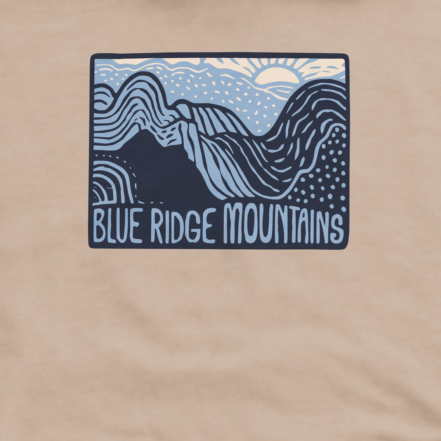 Blue Ridge Mountains Crewneck Sweatshirt Adventure and Outdoors Themed Sweatshirt
