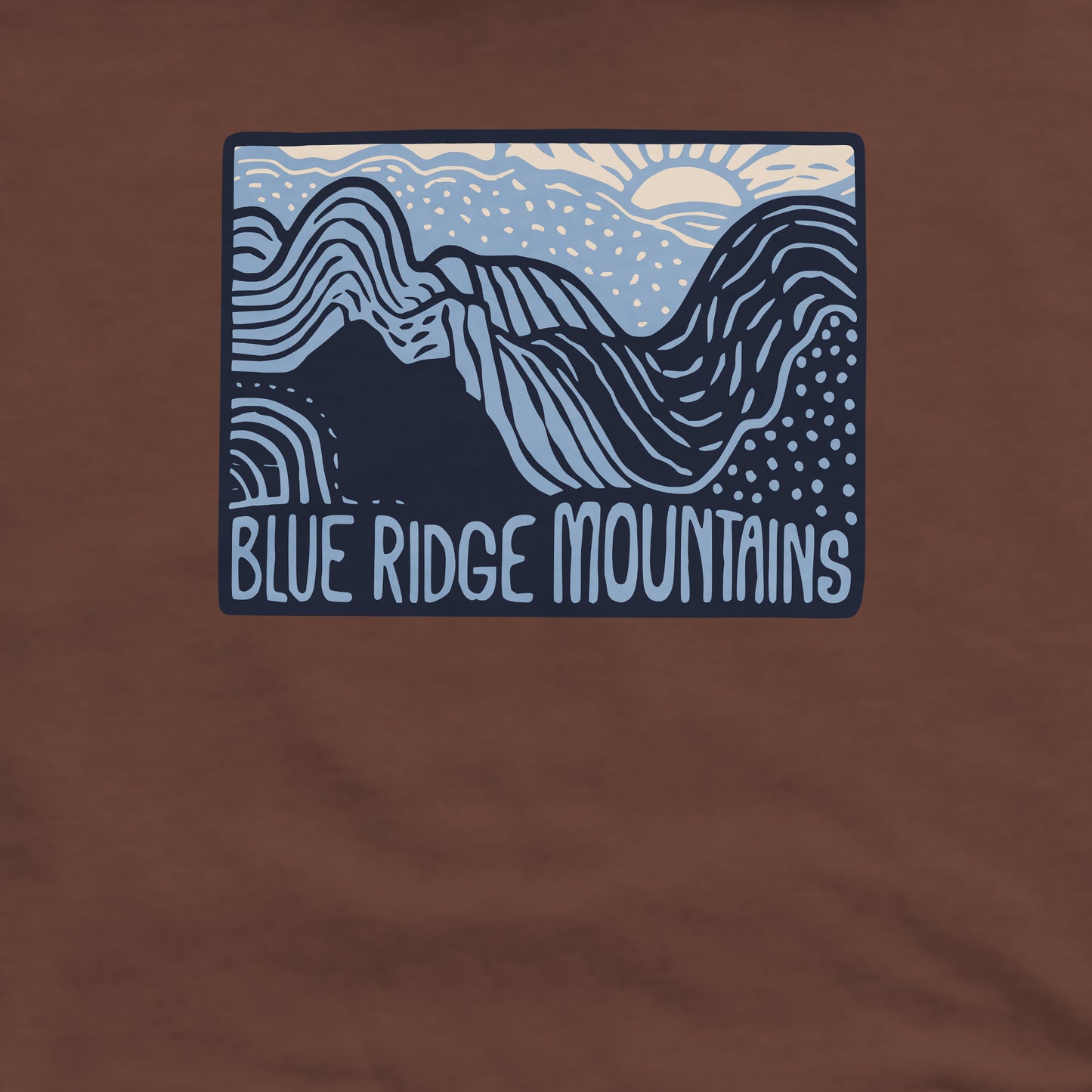 Blue Ridge Mountains Crewneck Sweatshirt Adventure and Outdoors Themed Sweatshirt