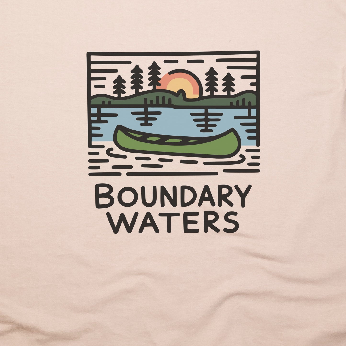 Boundary Waters Canoe Area Wilderness T-Shirt Adventure and Outdoors Themed T-Shirt