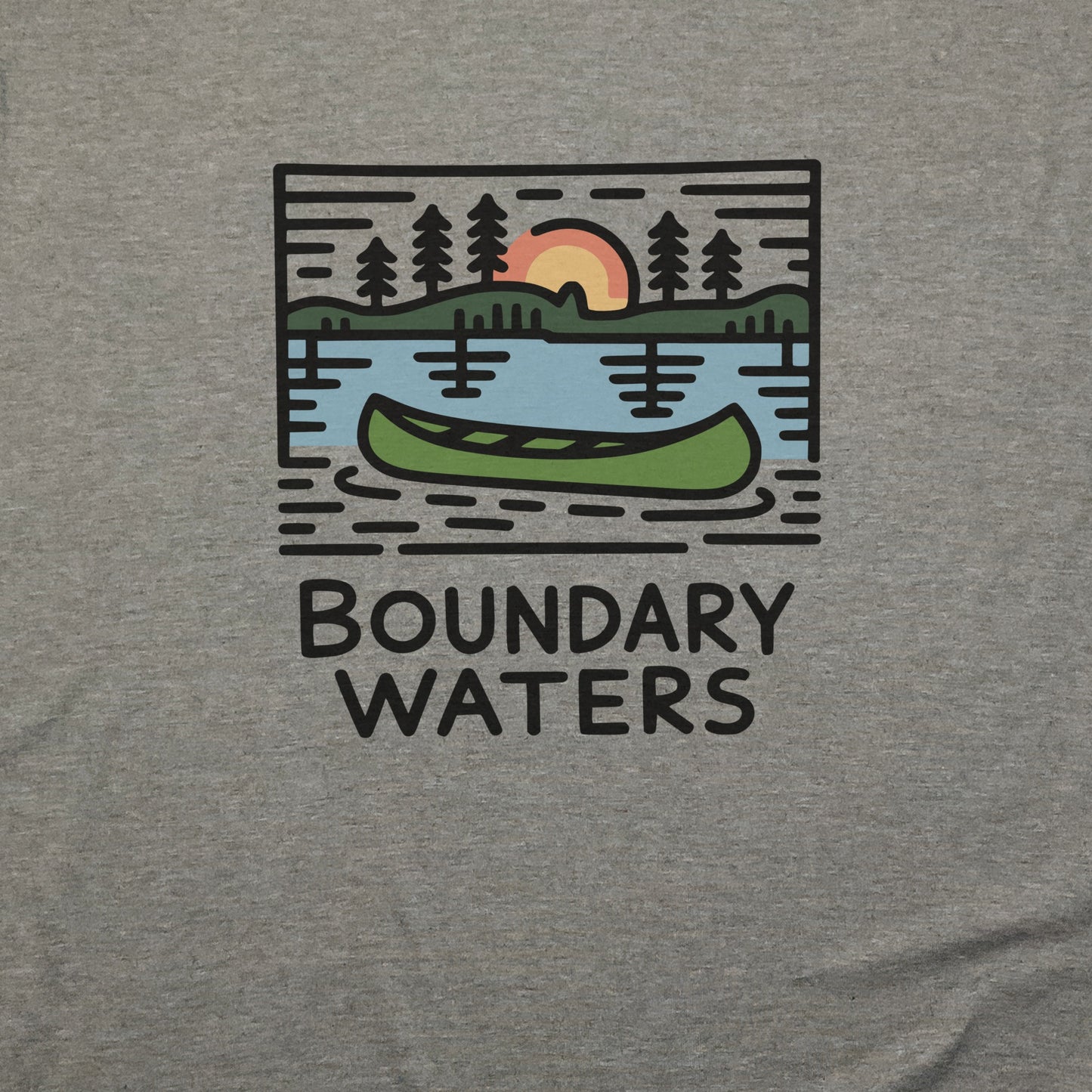Boundary Waters Canoe Area Wilderness T-Shirt Adventure and Outdoors Themed T-Shirt