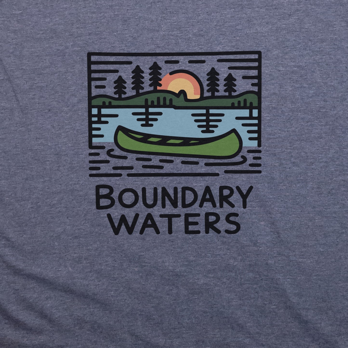 Boundary Waters Canoe Area Wilderness T-Shirt Adventure and Outdoors Themed T-Shirt