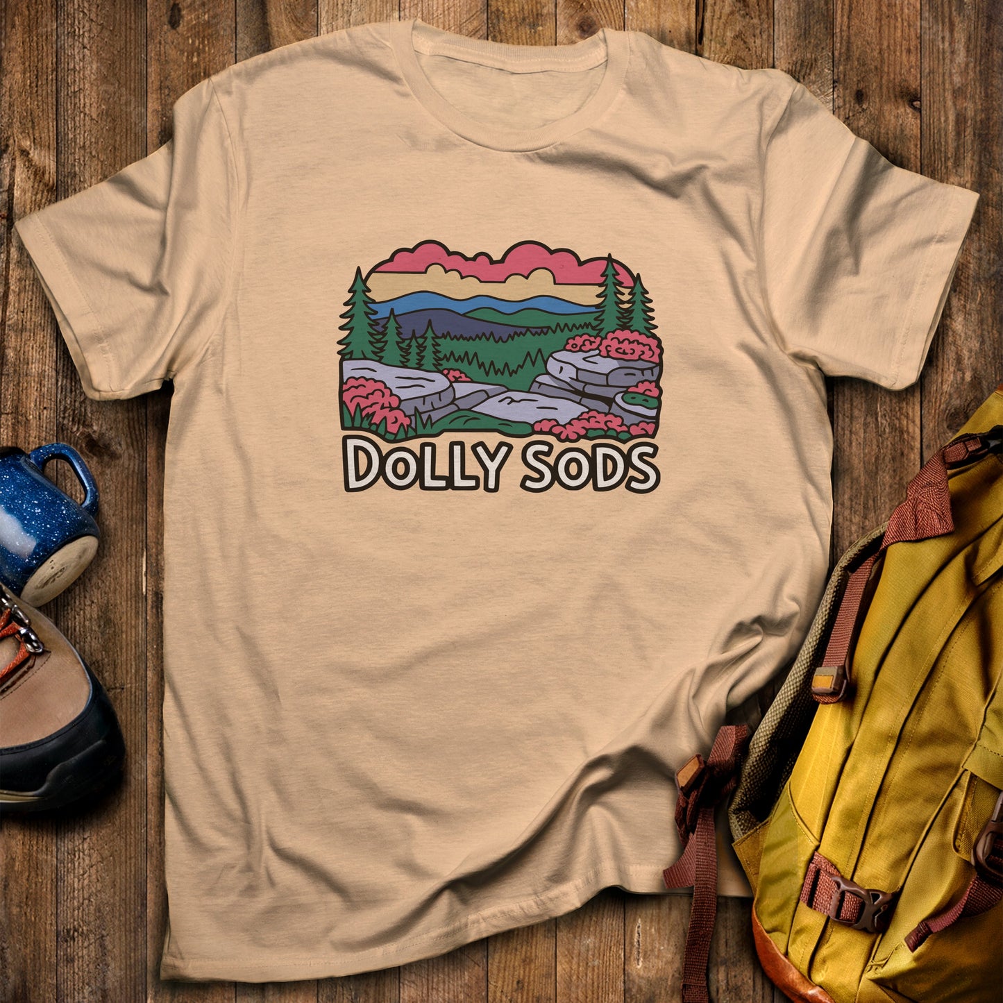 Dolly Sods Wilderness T-Shirt Sand Adventure and Outdoors Themed T-Shirt