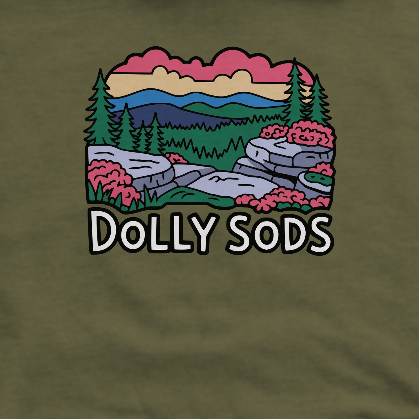Dolly Sods Wilderness Crewneck Sweatshirt Adventure and Outdoors Themed Sweatshirt