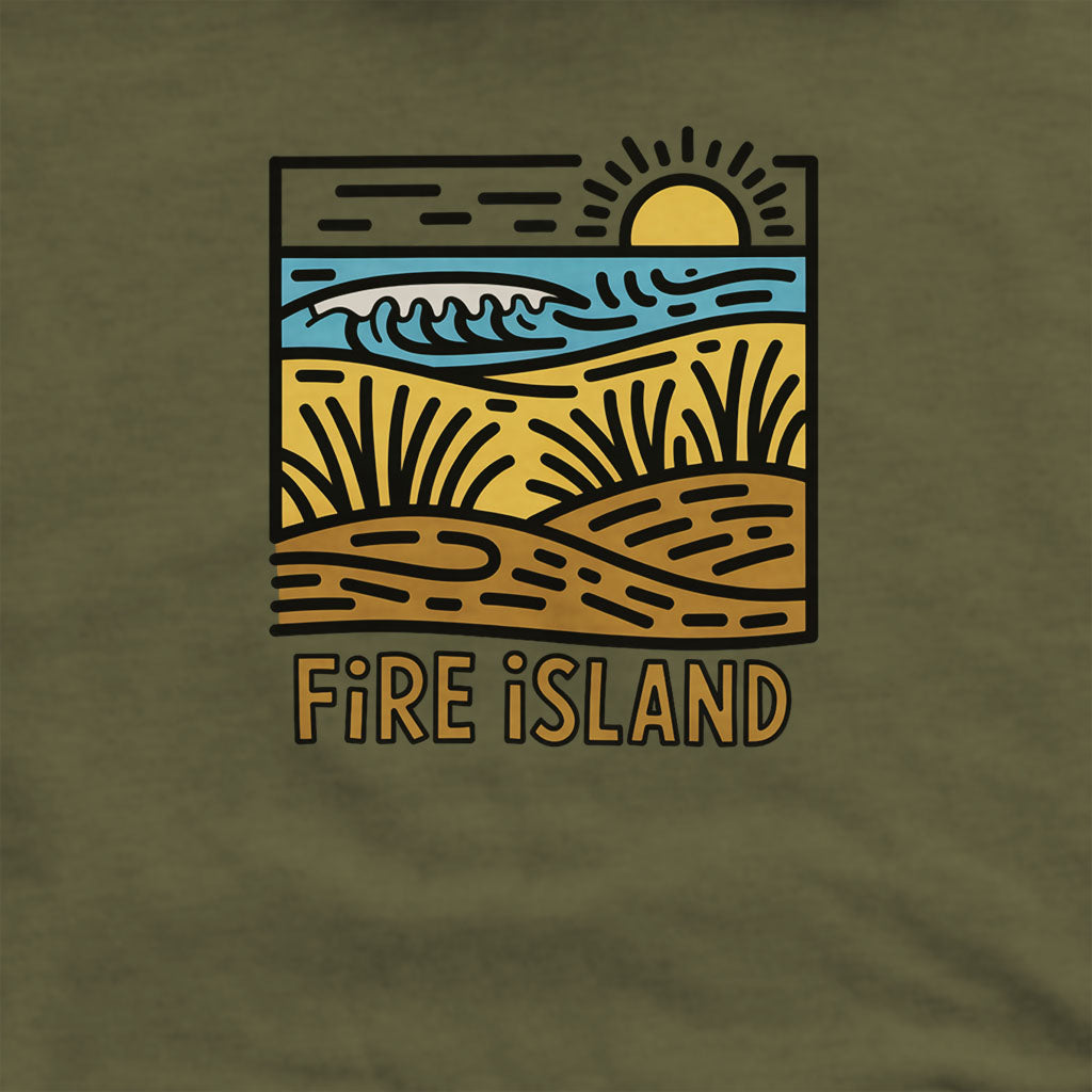 Fire Island National Seashore Hoodie Adventure and Outdoors Themed Hoodie