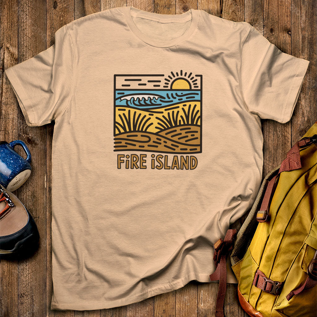 Fire Island National Seashore T-Shirt Sand Adventure and Outdoors Themed T-Shirt