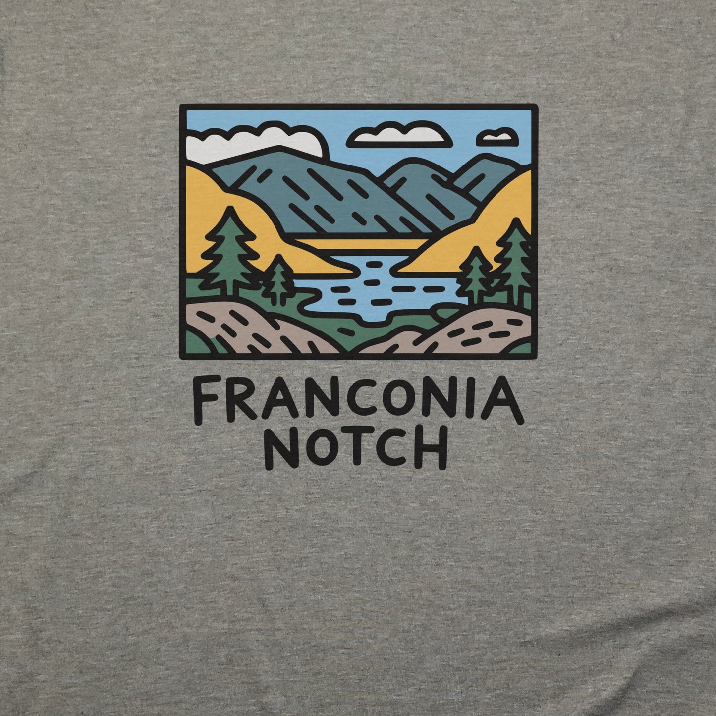 Franconia Notch State Park T-Shirt Adventure and Outdoors Themed T-Shirt