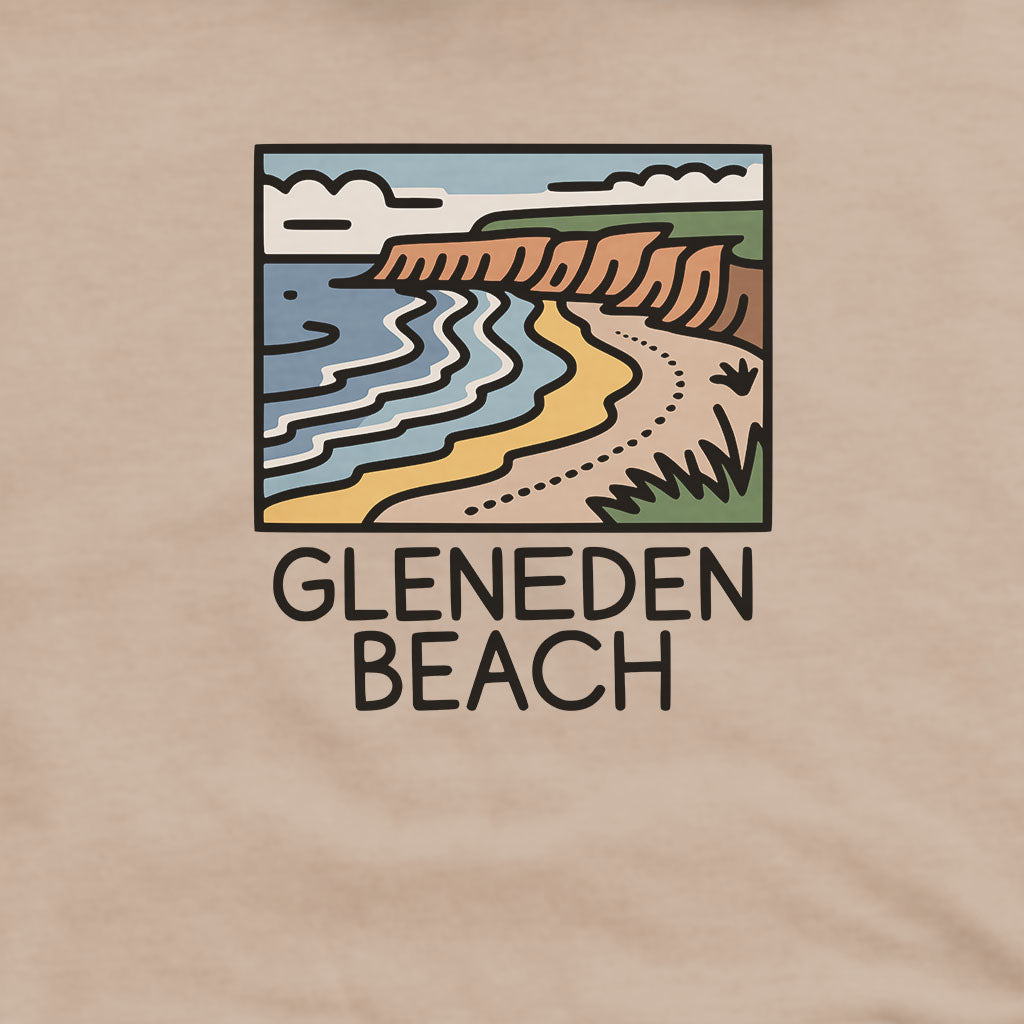 Gleneden Beach Hoodie Adventure and Outdoors Themed Hoodie
