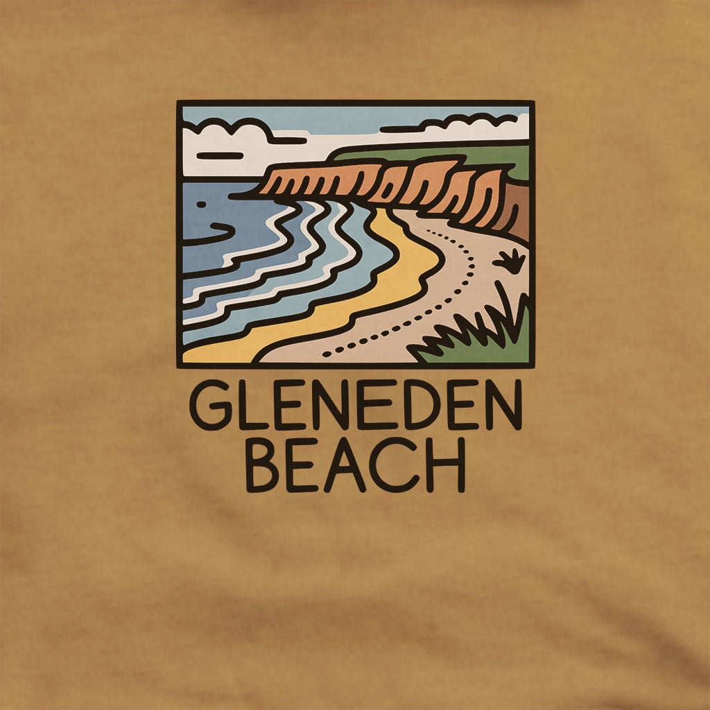 Gleneden Beach Hoodie Adventure and Outdoors Themed Hoodie