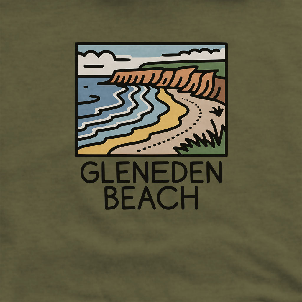 Gleneden Beach Hoodie Adventure and Outdoors Themed Hoodie