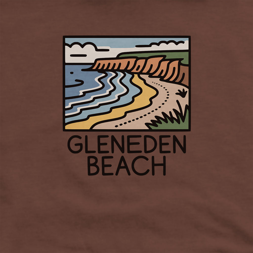 Gleneden Beach Hoodie Adventure and Outdoors Themed Hoodie