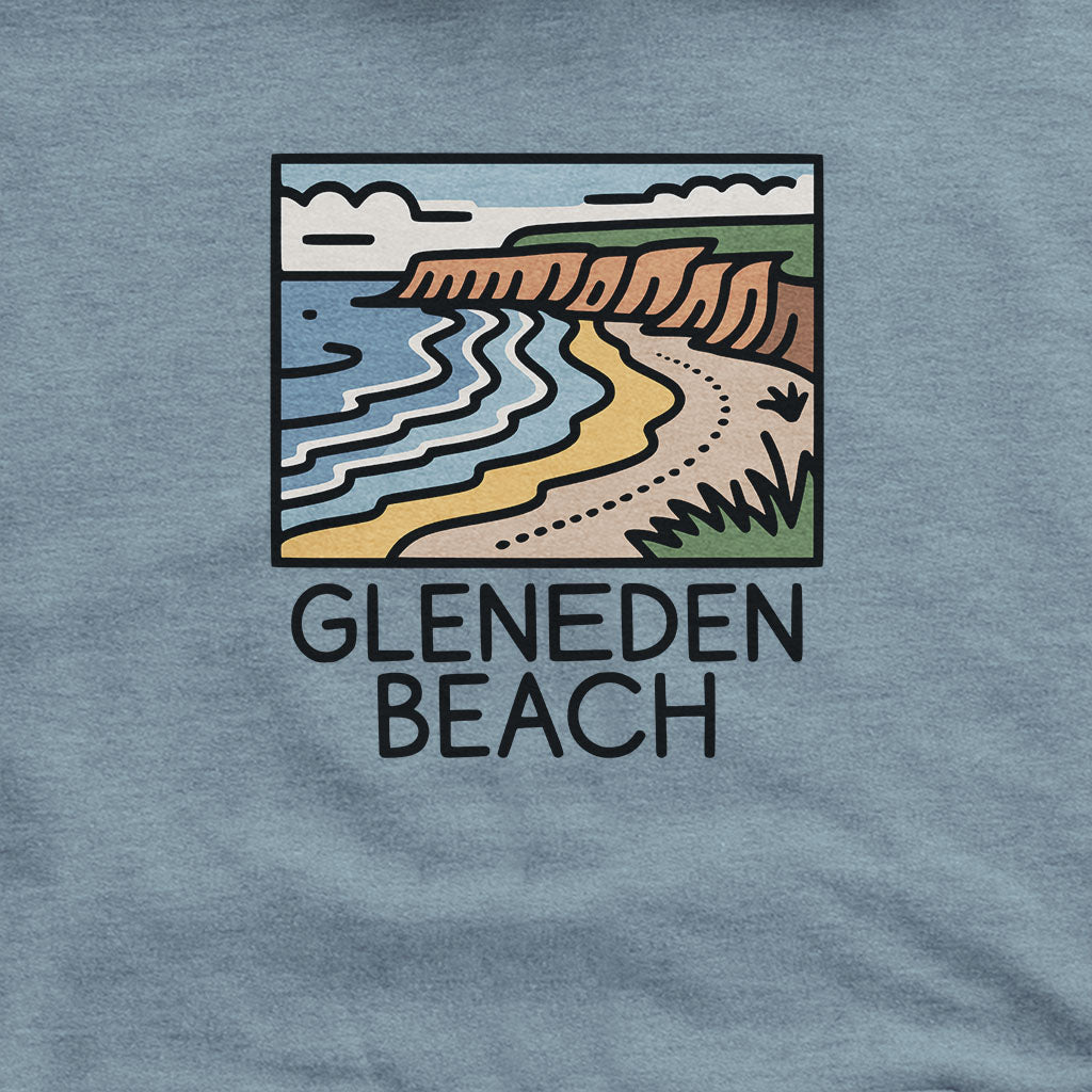 Gleneden Beach Hoodie Adventure and Outdoors Themed Hoodie