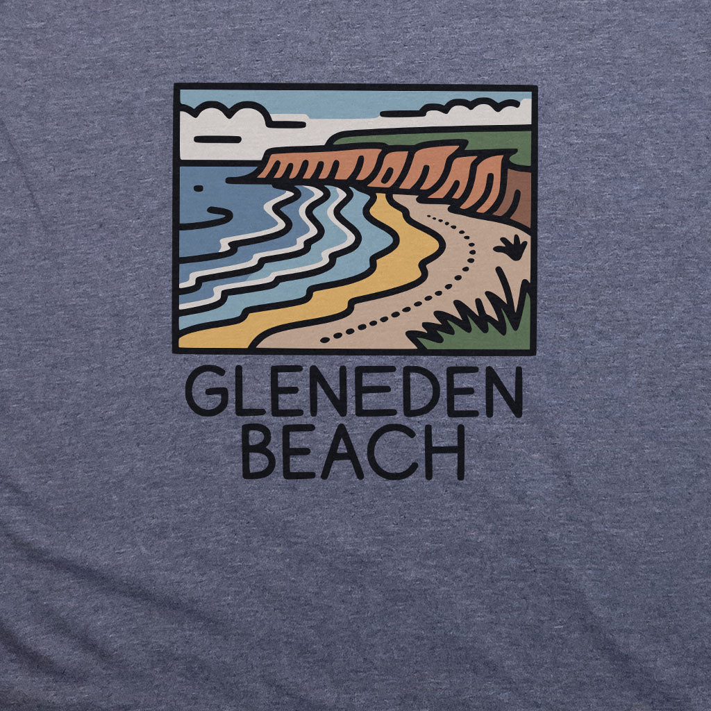 Gleneden Beach T-Shirt Adventure and Outdoors Themed T-Shirt