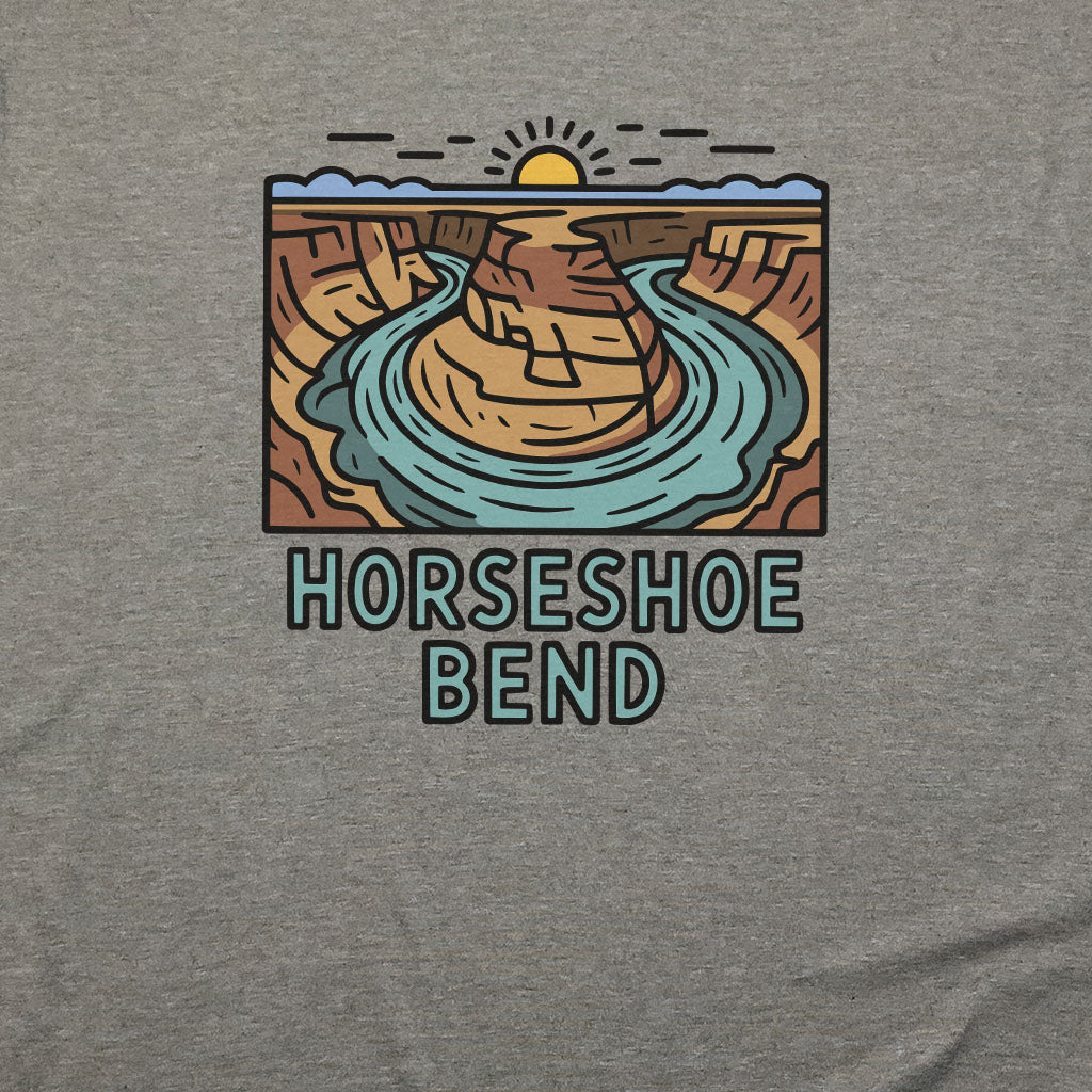 Horseshoe Bend Glen Canyon T-Shirt Adventure and Outdoors Themed T-Shirt