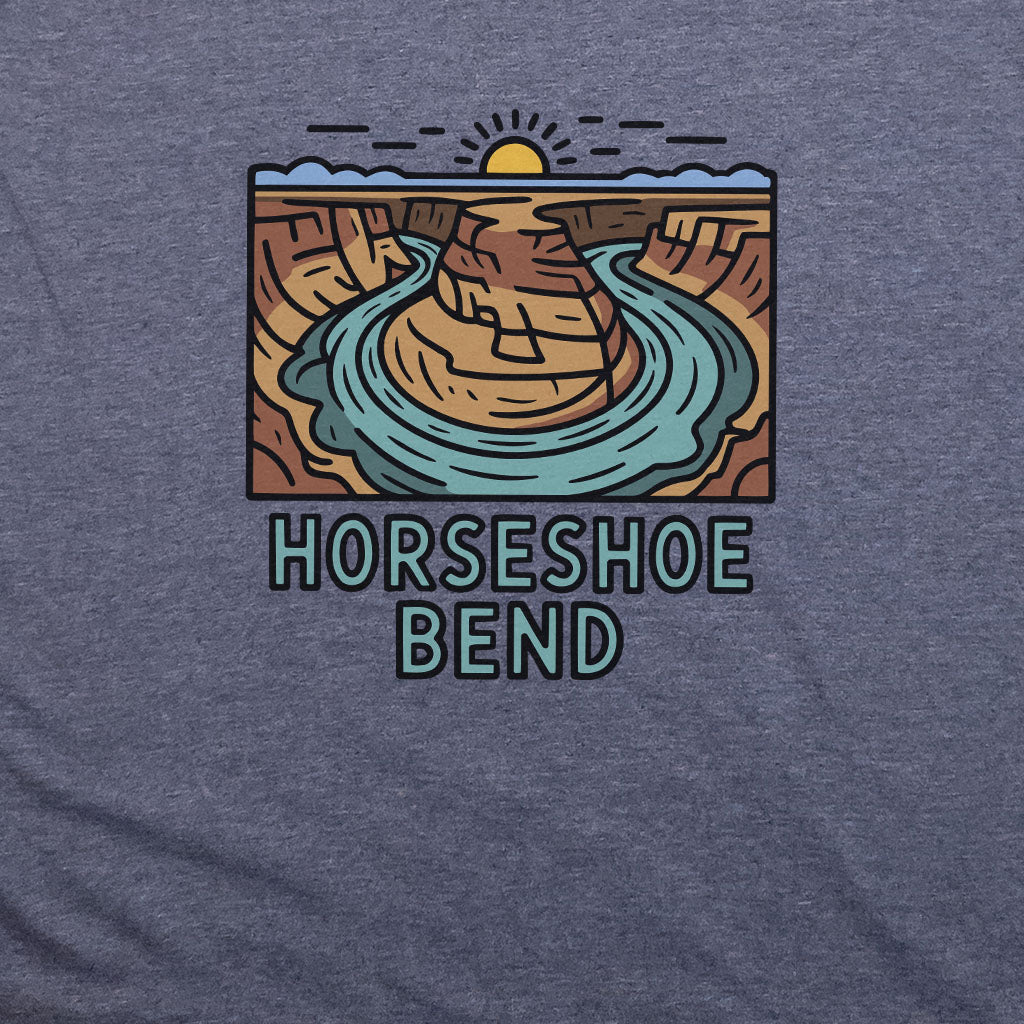 Horseshoe Bend Glen Canyon T-Shirt Adventure and Outdoors Themed T-Shirt
