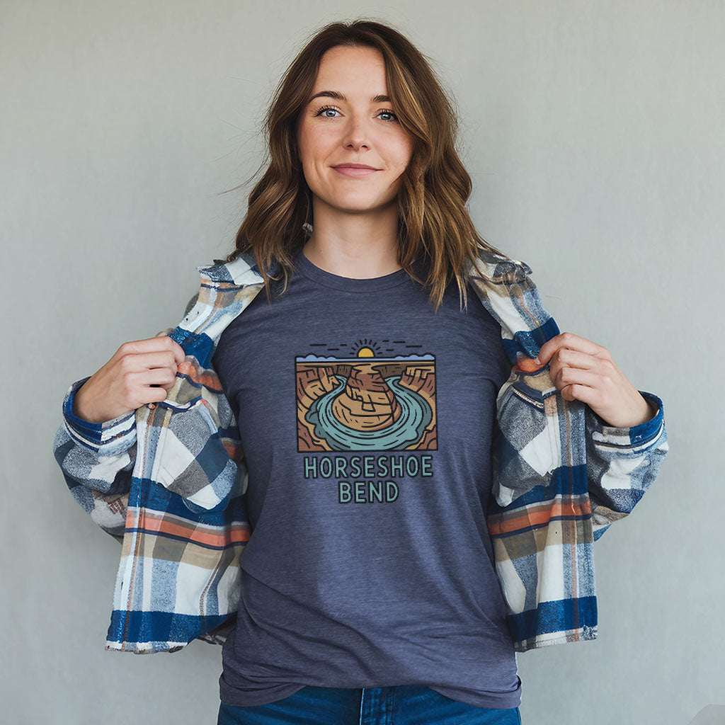 Horseshoe Bend Glen Canyon T-Shirt Adventure and Outdoors Themed T-Shirt