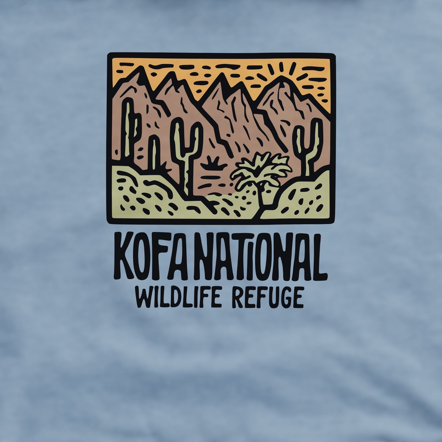Kofa National Wildlife Refuge Crewneck Sweatshirt Adventure and Outdoors Themed Sweatshirt