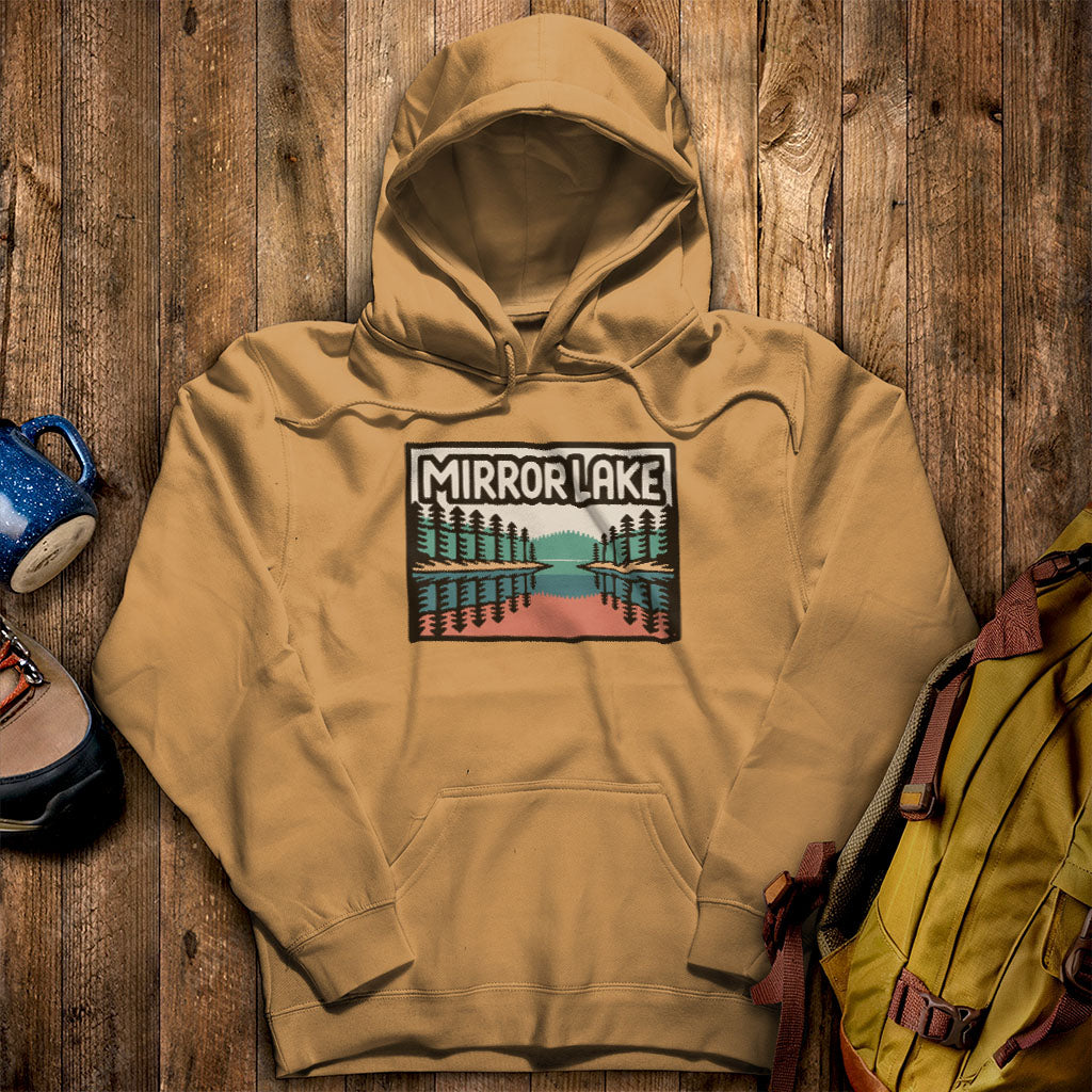 Mirror Lake State Park Hoodie Mustard Adventure and Outdoors Themed Hoodie