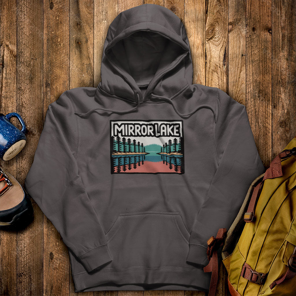 Mirror Lake State Park Hoodie Charcoal Adventure and Outdoors Themed Hoodie