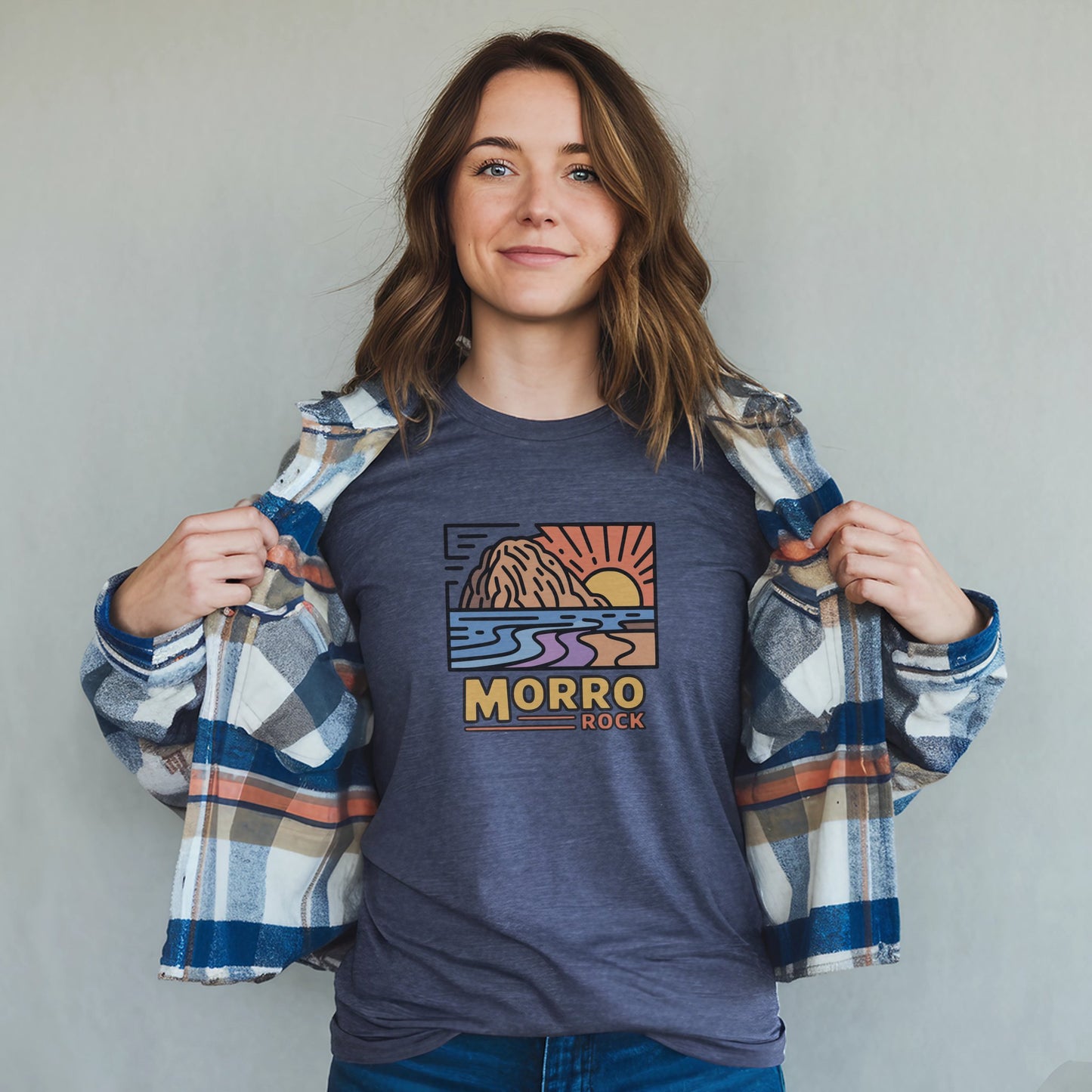 Morro Rock T-Shirt Adventure and Outdoors Themed T-Shirt