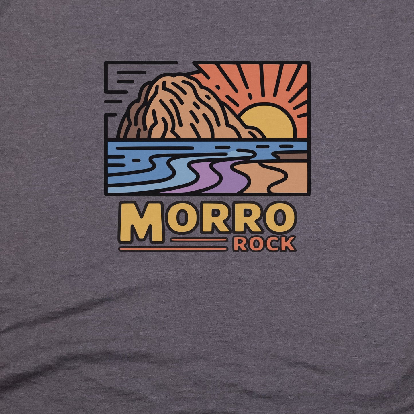 Morro Rock T-Shirt Adventure and Outdoors Themed T-Shirt
