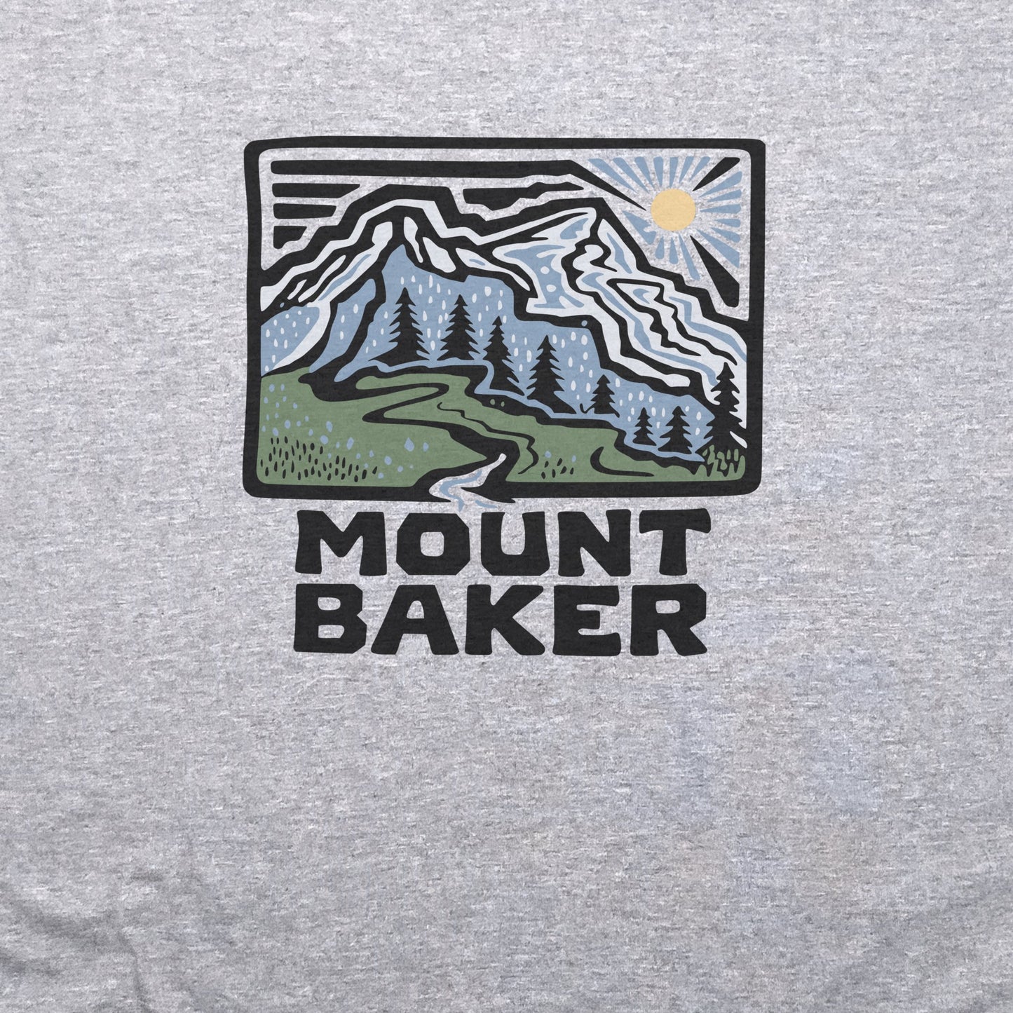 Mount Baker T-Shirt Adventure and Outdoors Themed T-Shirt