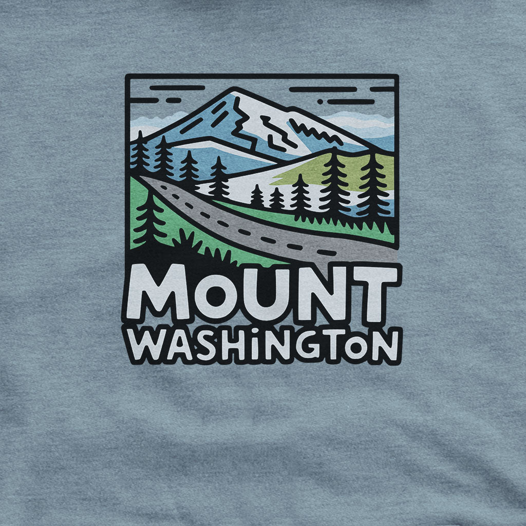 Mount Washington Hoodie Adventure and Outdoors Themed Hoodie