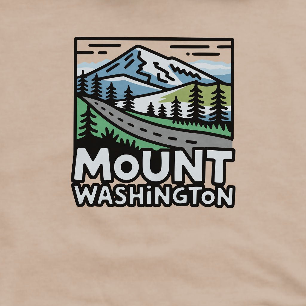 Mount Washington Crewneck Sweatshirt Adventure and Outdoors Themed Sweatshirt