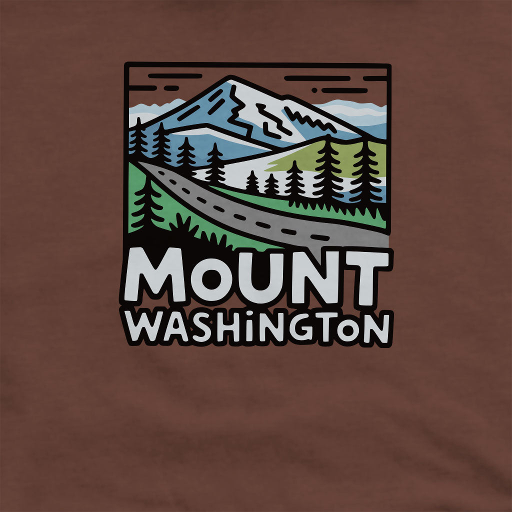 Mount Washington Crewneck Sweatshirt Adventure and Outdoors Themed Sweatshirt