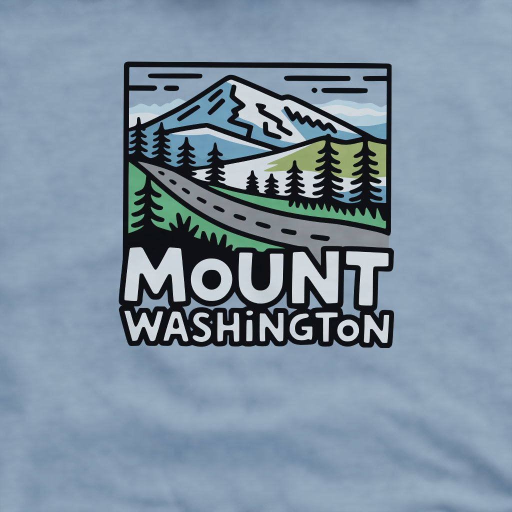 Mount Washington Crewneck Sweatshirt Adventure and Outdoors Themed Sweatshirt