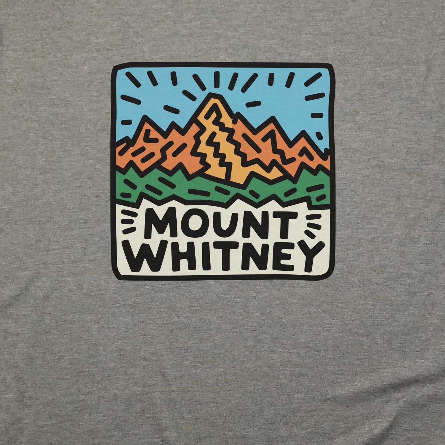 Mount Whitney T-Shirt Adventure and Outdoors Themed T-Shirt