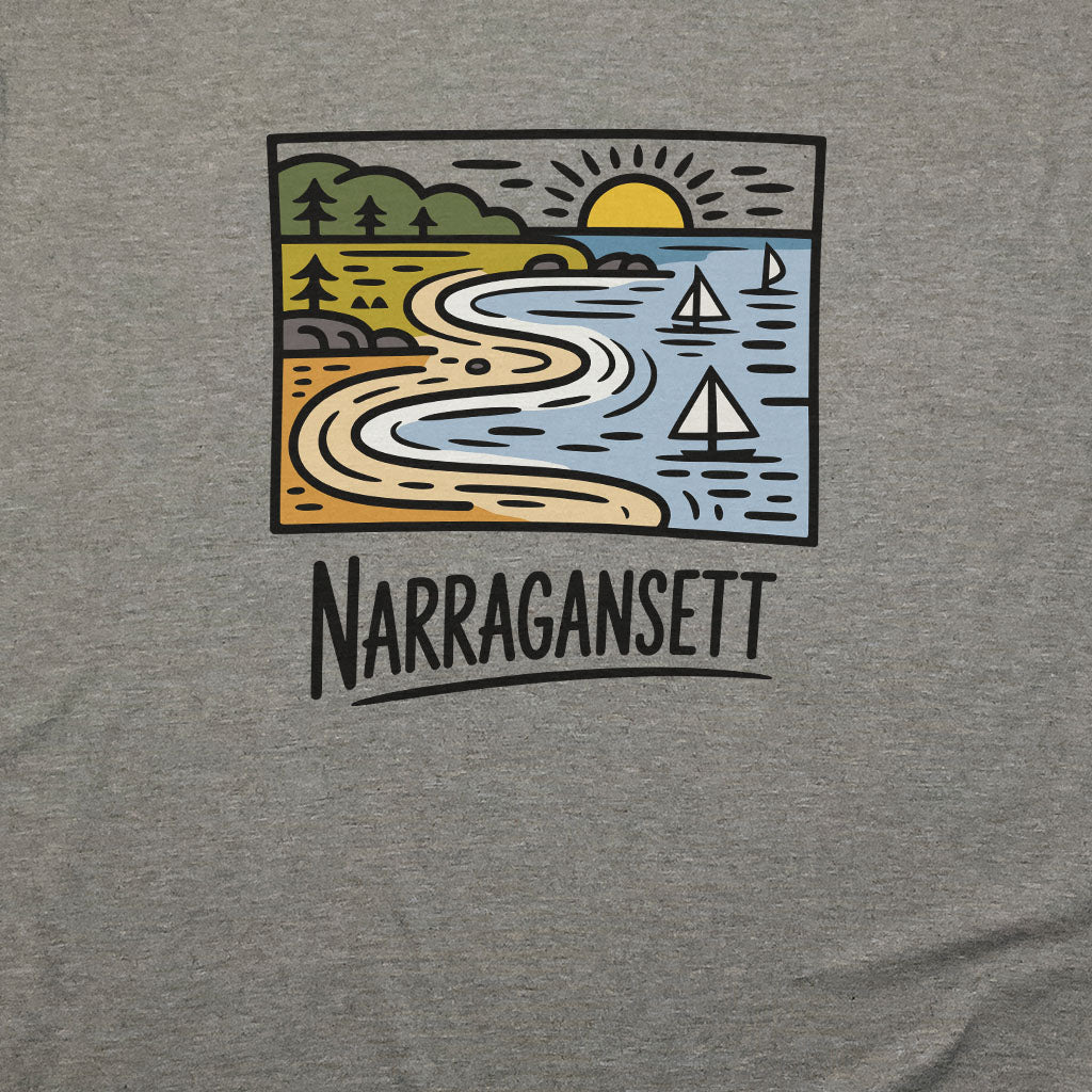 Narragansett Bay T-Shirt Adventure and Outdoors Themed T-Shirt