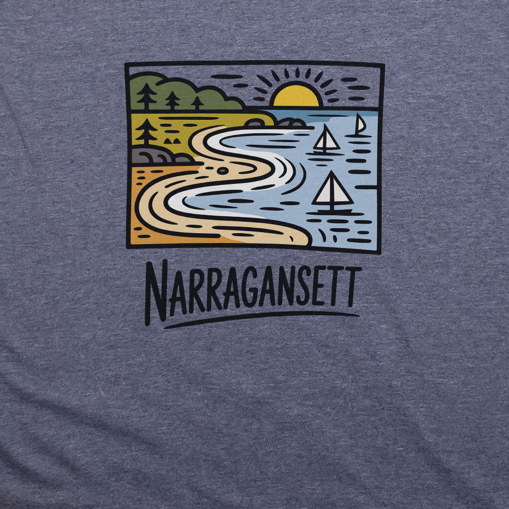 Narragansett Bay T-Shirt Adventure and Outdoors Themed T-Shirt