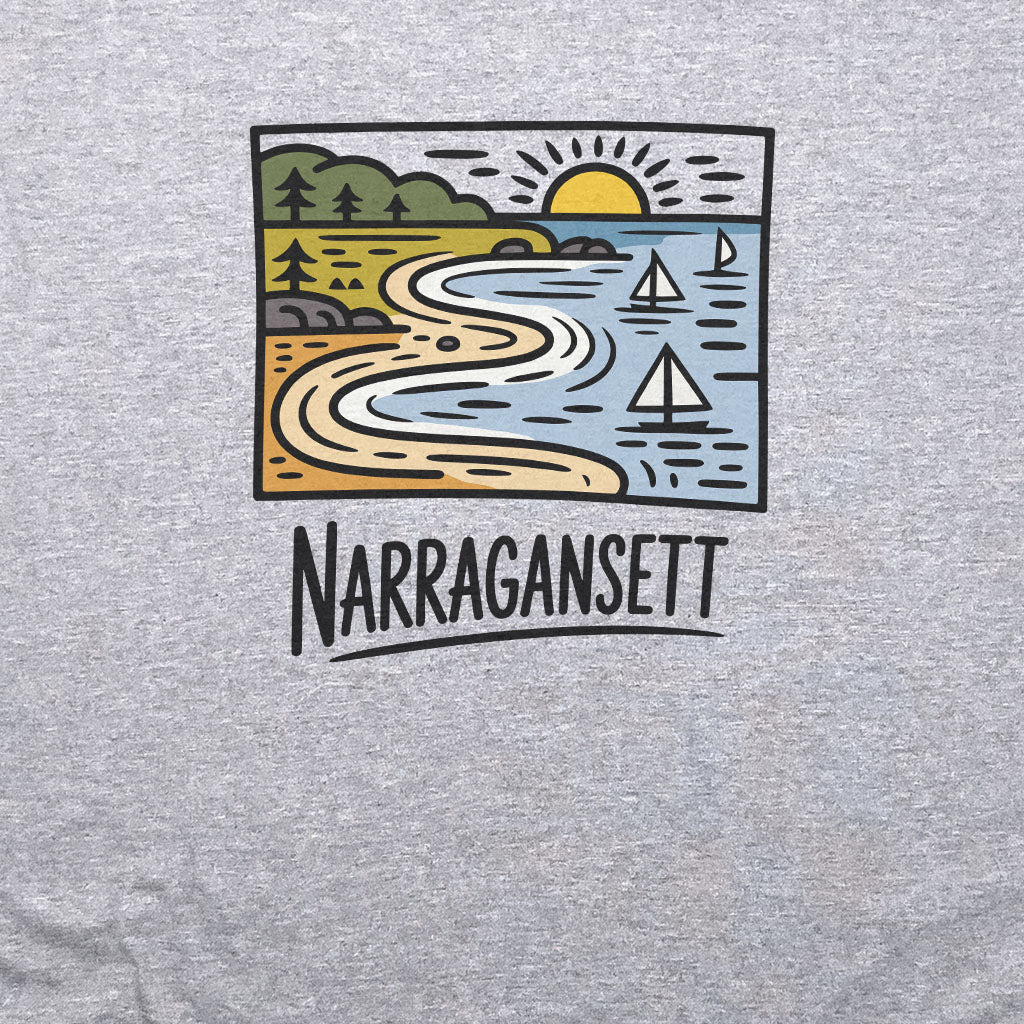 Narragansett Bay T-Shirt Adventure and Outdoors Themed T-Shirt