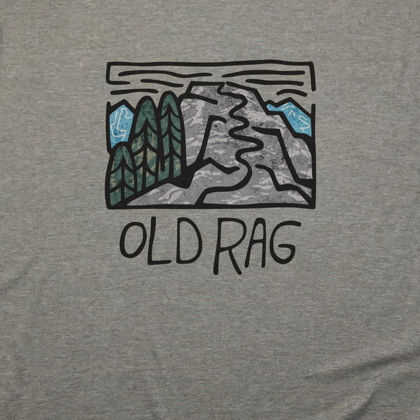 Old Rag Mountain T-Shirt Adventure and Outdoors Themed T-Shirt