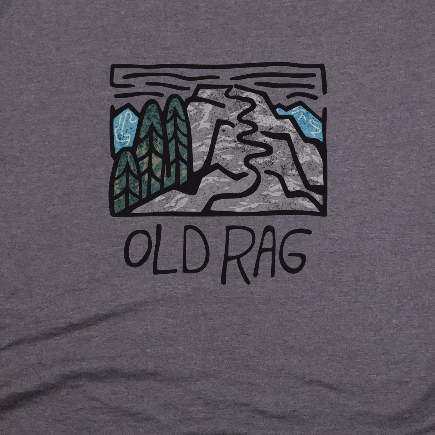 Old Rag Mountain T-Shirt Adventure and Outdoors Themed T-Shirt