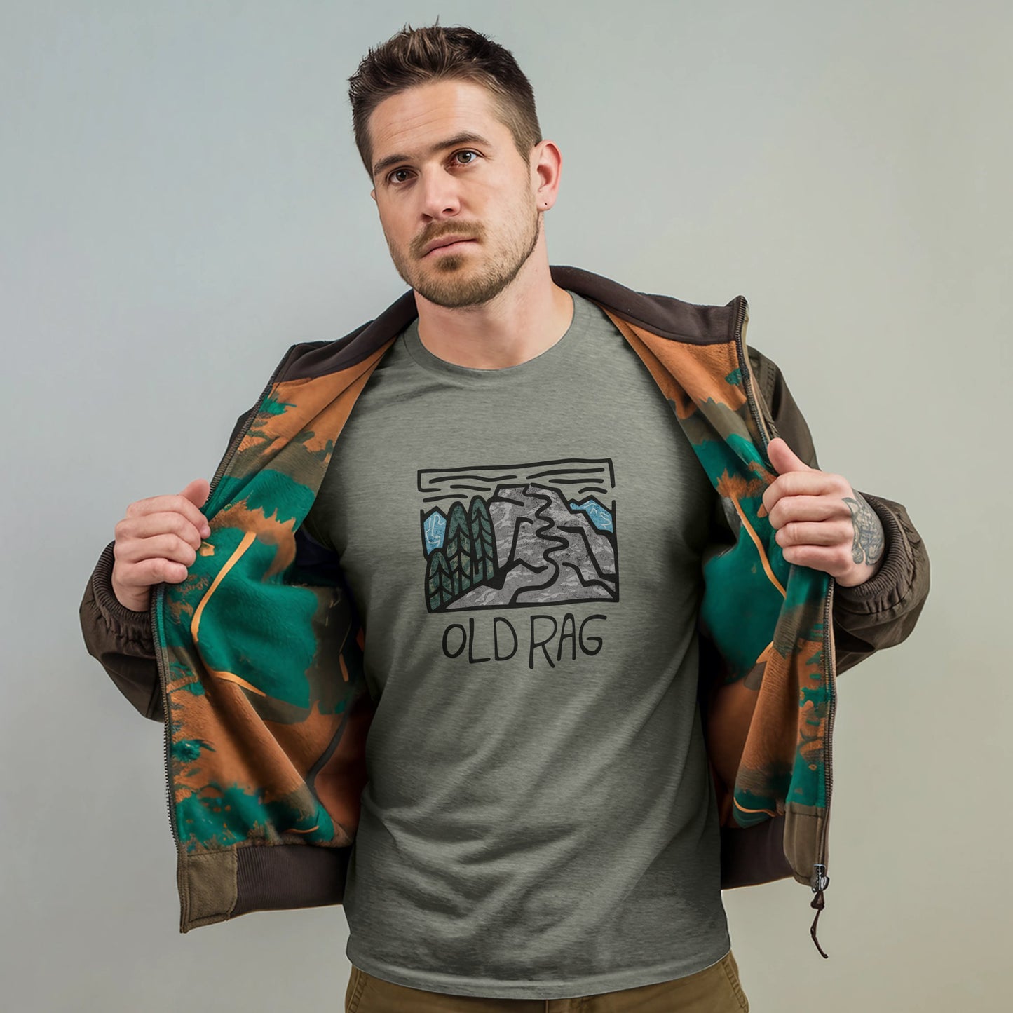 Old Rag Mountain T-Shirt Adventure and Outdoors Themed T-Shirt