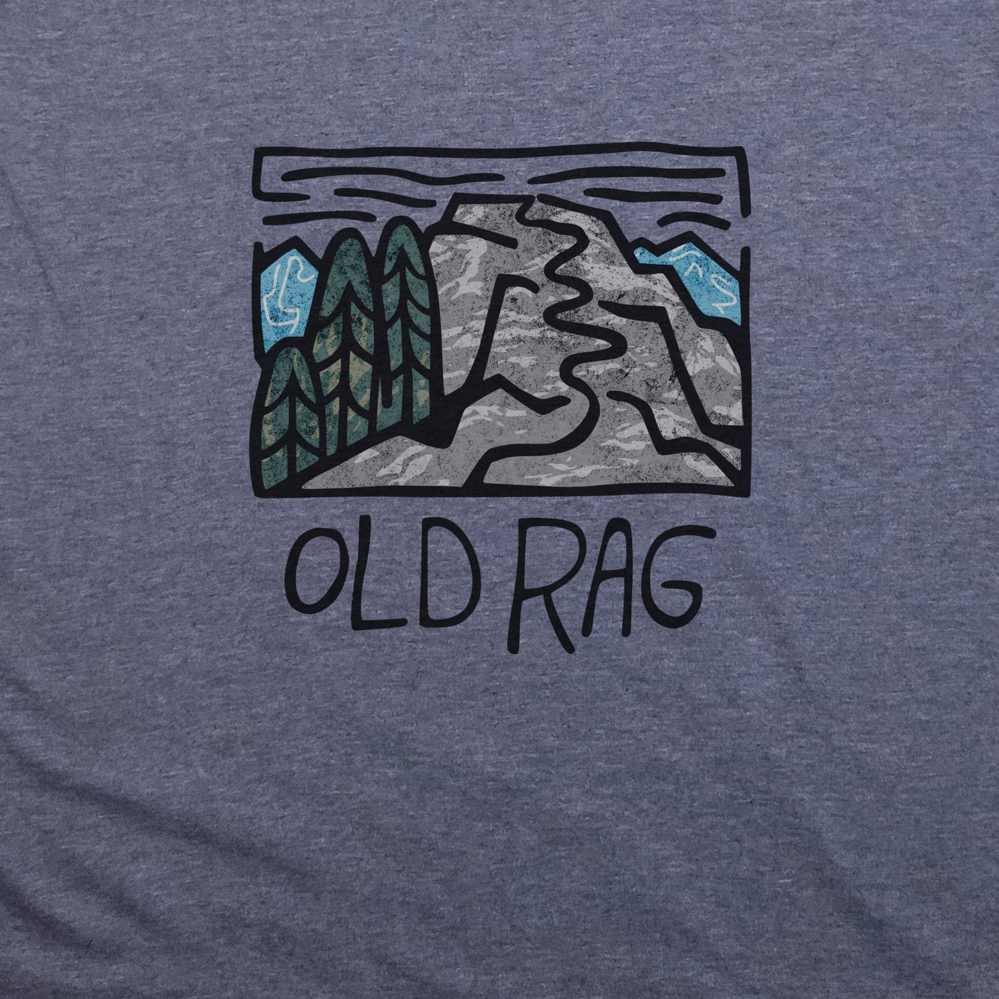 Old Rag Mountain T-Shirt Adventure and Outdoors Themed T-Shirt