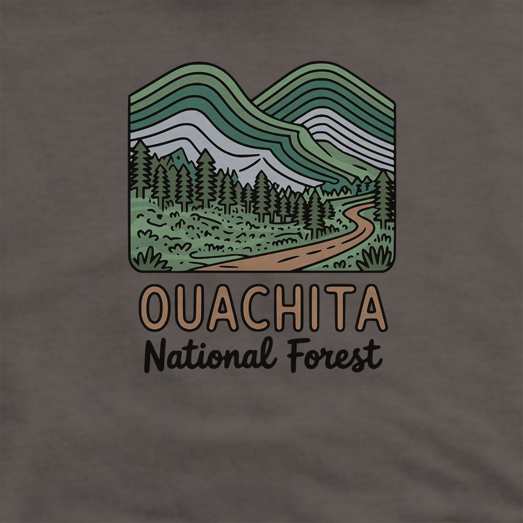 Ouachita National Forest Hoodie Adventure and Outdoors Themed Hoodie