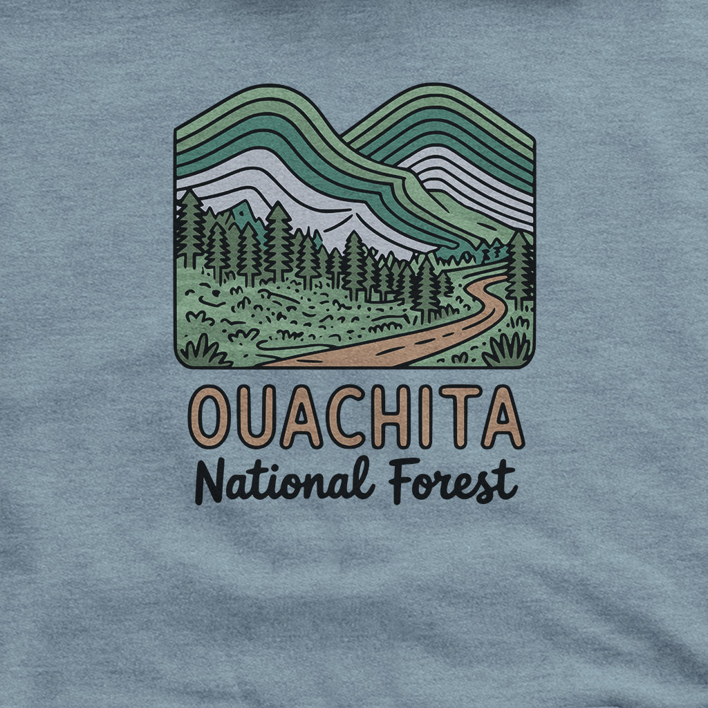 Ouachita National Forest Hoodie Adventure and Outdoors Themed Hoodie
