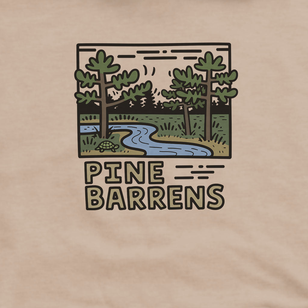 Pine Barrens Hoodie Adventure and Outdoors Themed Hoodie