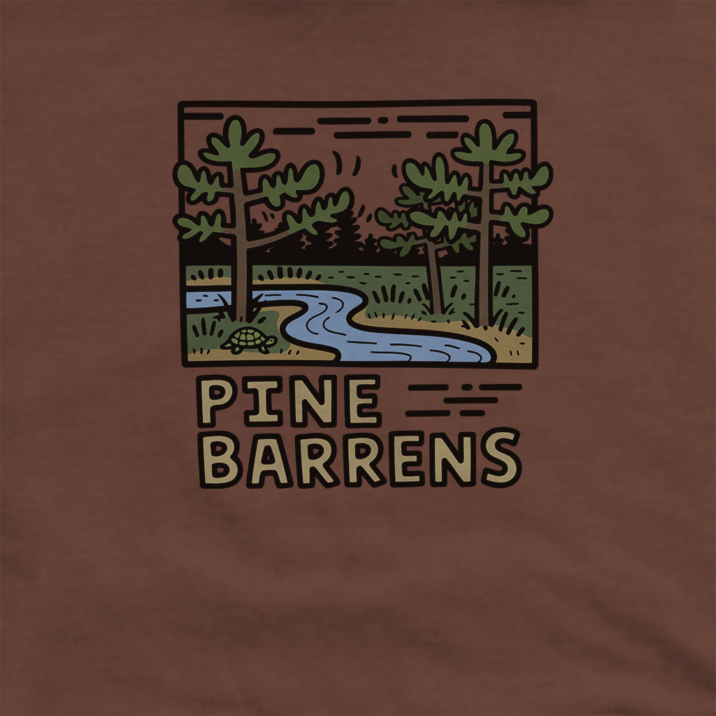 Pine Barrens Hoodie Adventure and Outdoors Themed Hoodie