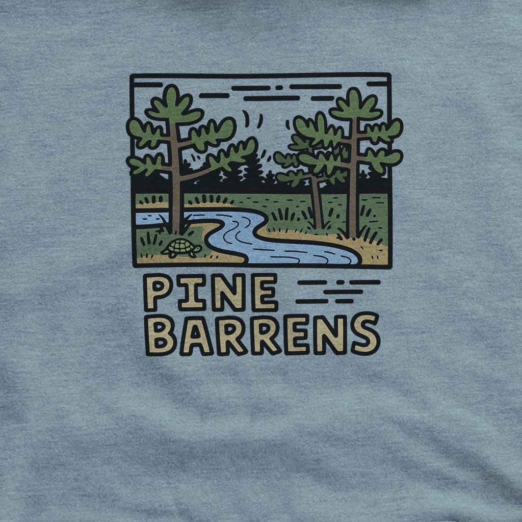 Pine Barrens Hoodie Adventure and Outdoors Themed Hoodie
