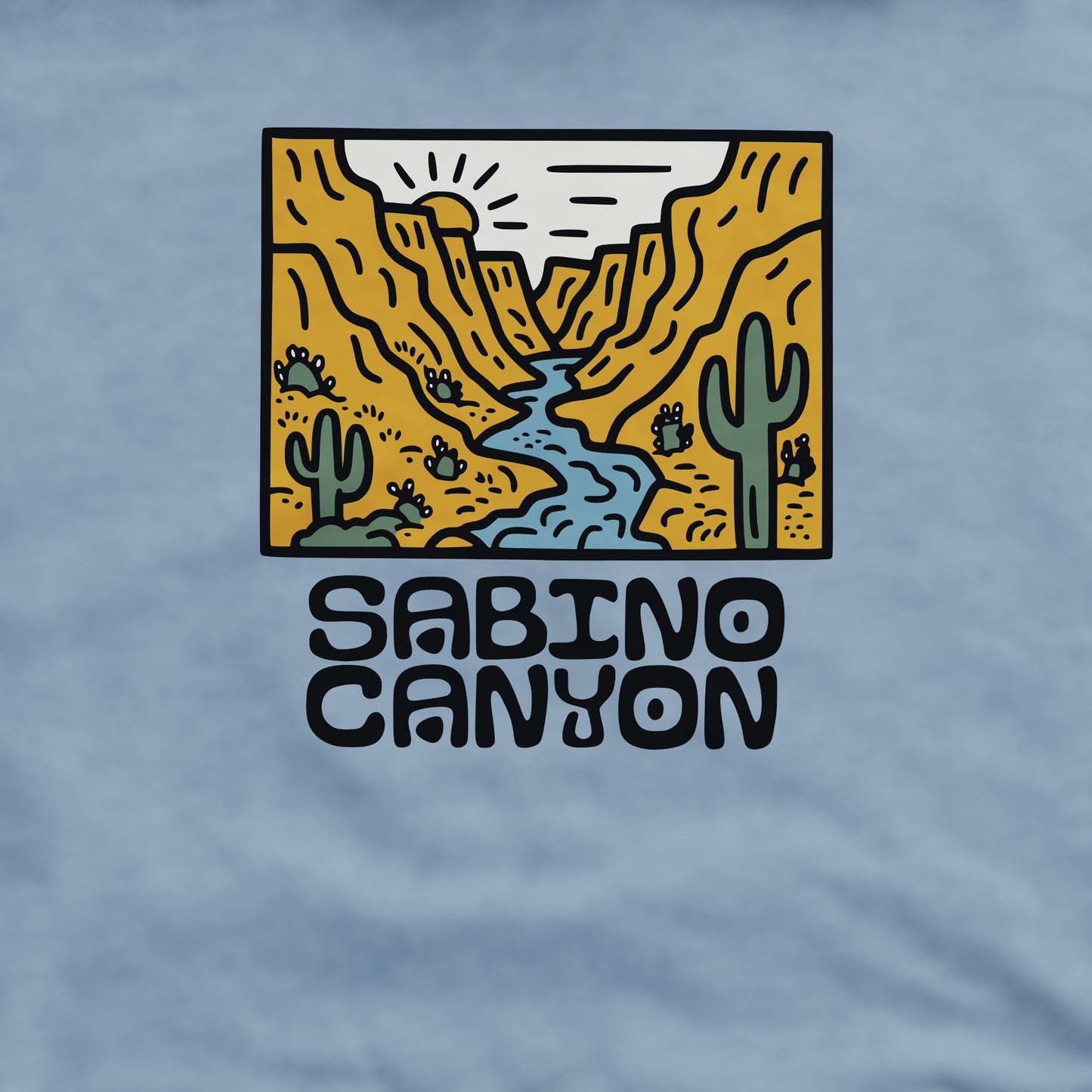 Sabino Canyon Crewneck Sweatshirt Adventure and Outdoors Themed Sweatshirt