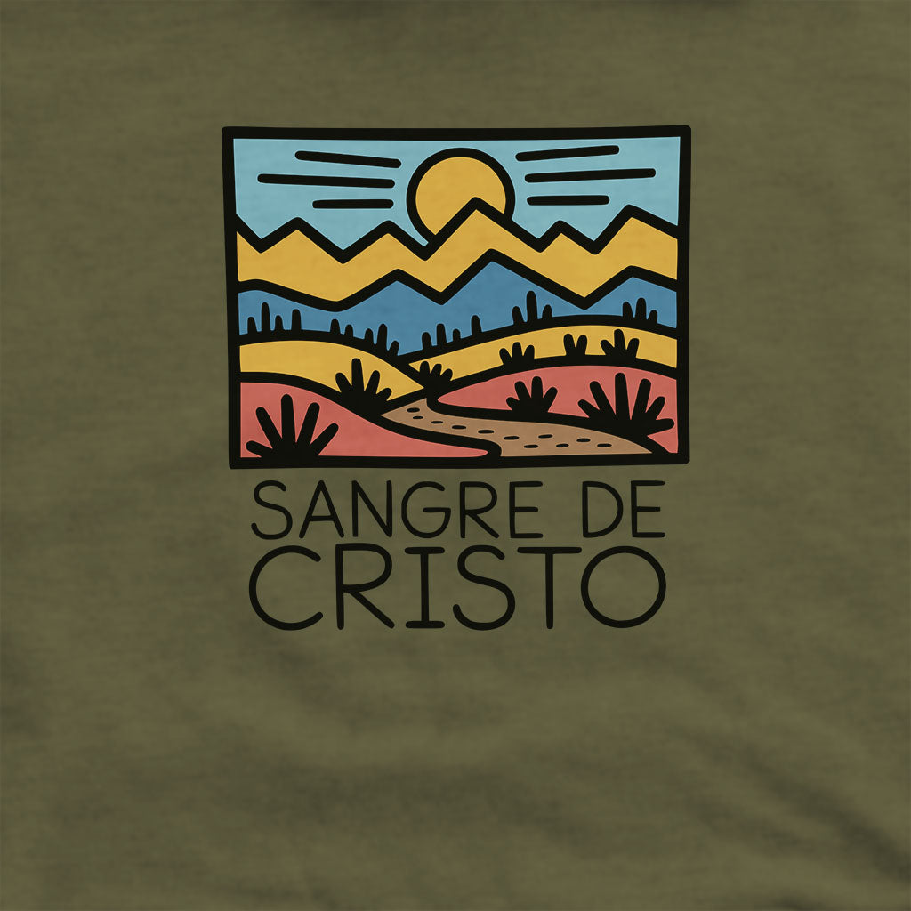 Sangre de Cristo Mountains Hoodie Adventure and Outdoors Themed Hoodie