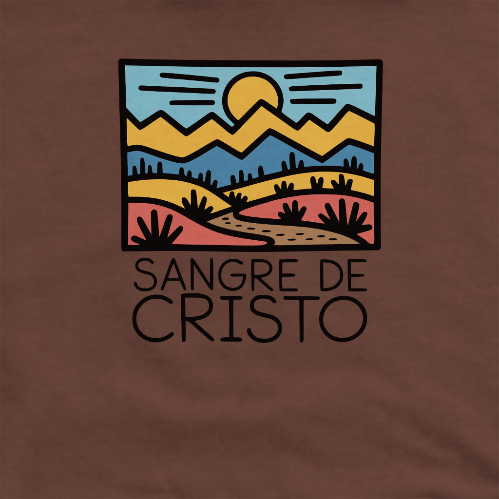 Sangre de Cristo Mountains Crewneck Sweatshirt Adventure and Outdoors Themed Sweatshirt
