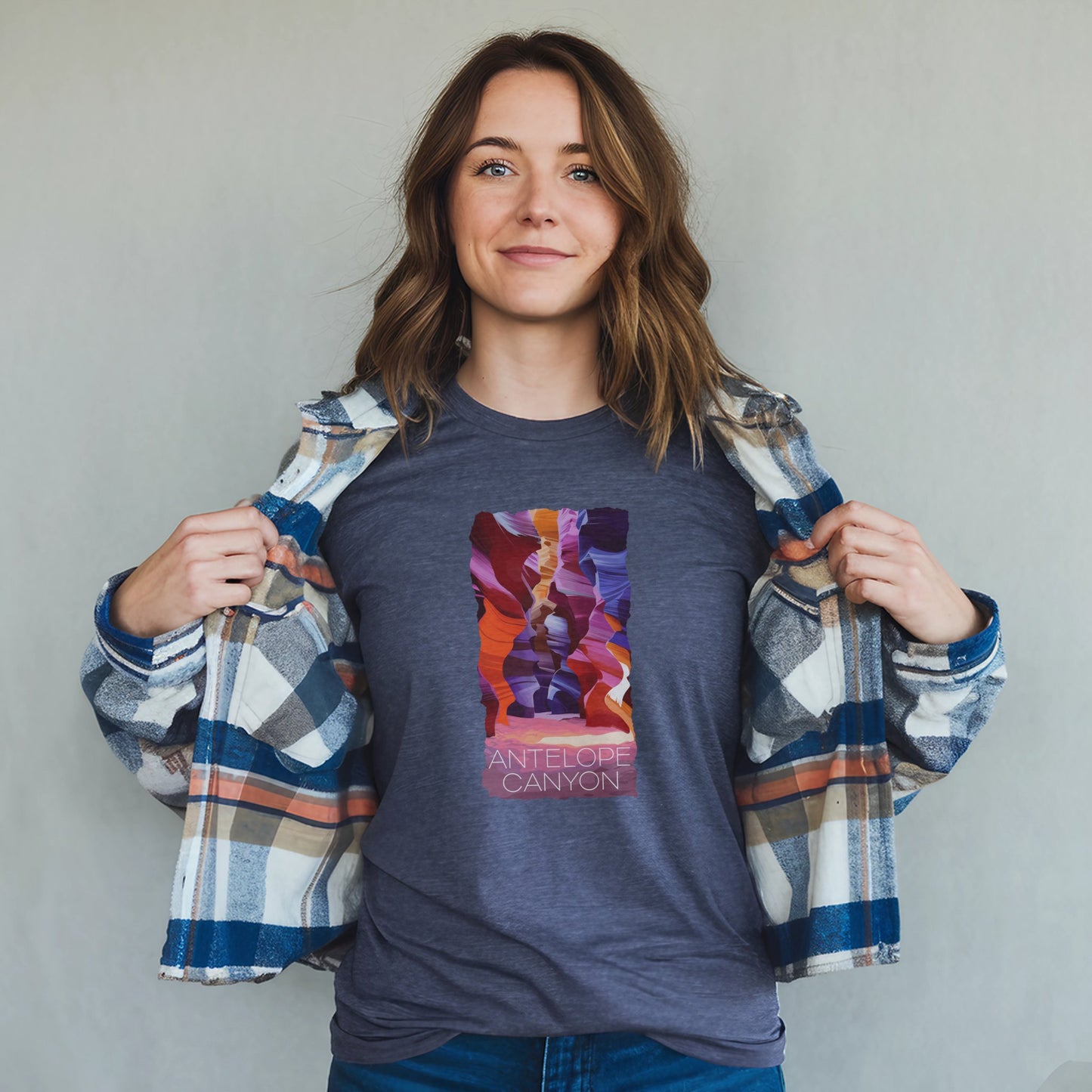 Vibrant Antelope Canyon T-Shirt Adventure and Outdoors Themed T-Shirt