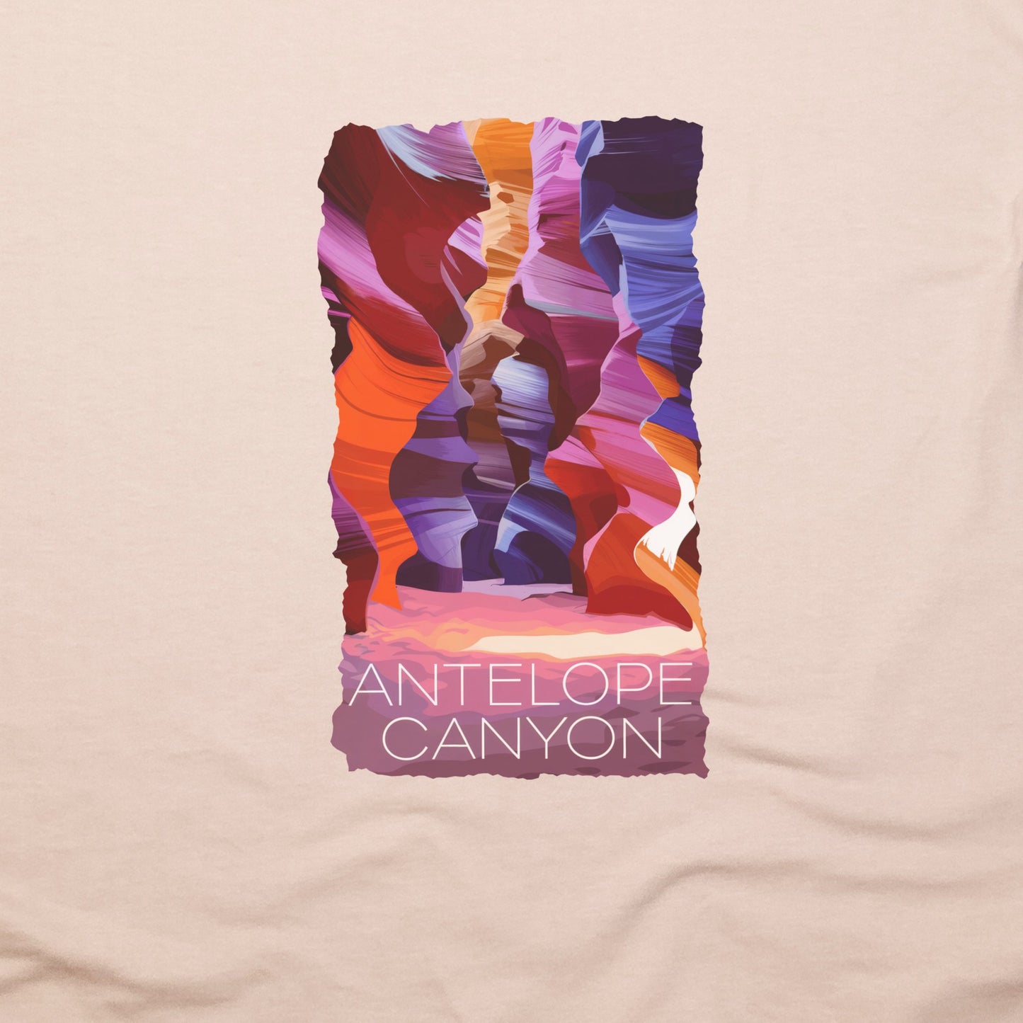 Vibrant Antelope Canyon T-Shirt Adventure and Outdoors Themed T-Shirt