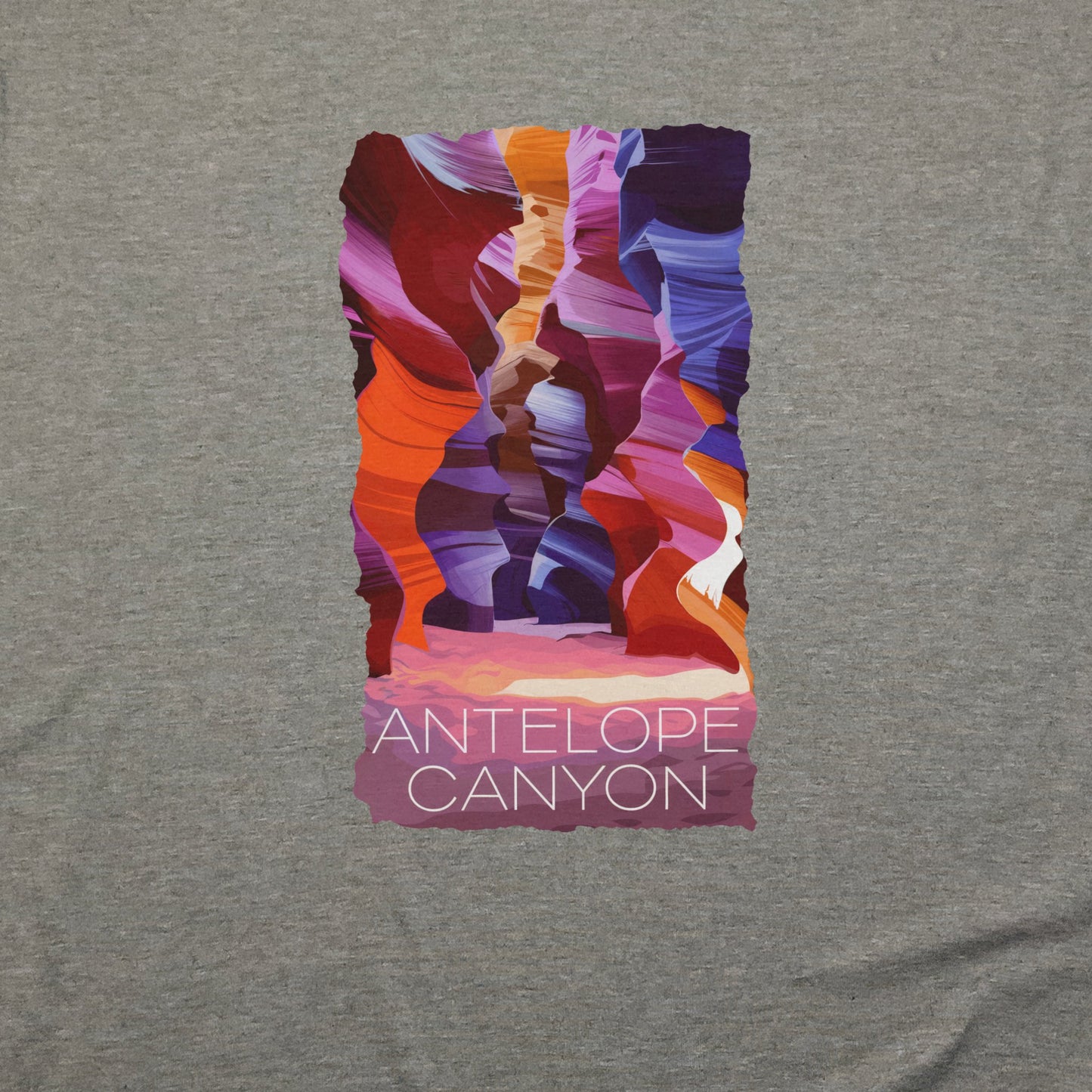 Vibrant Antelope Canyon T-Shirt Adventure and Outdoors Themed T-Shirt