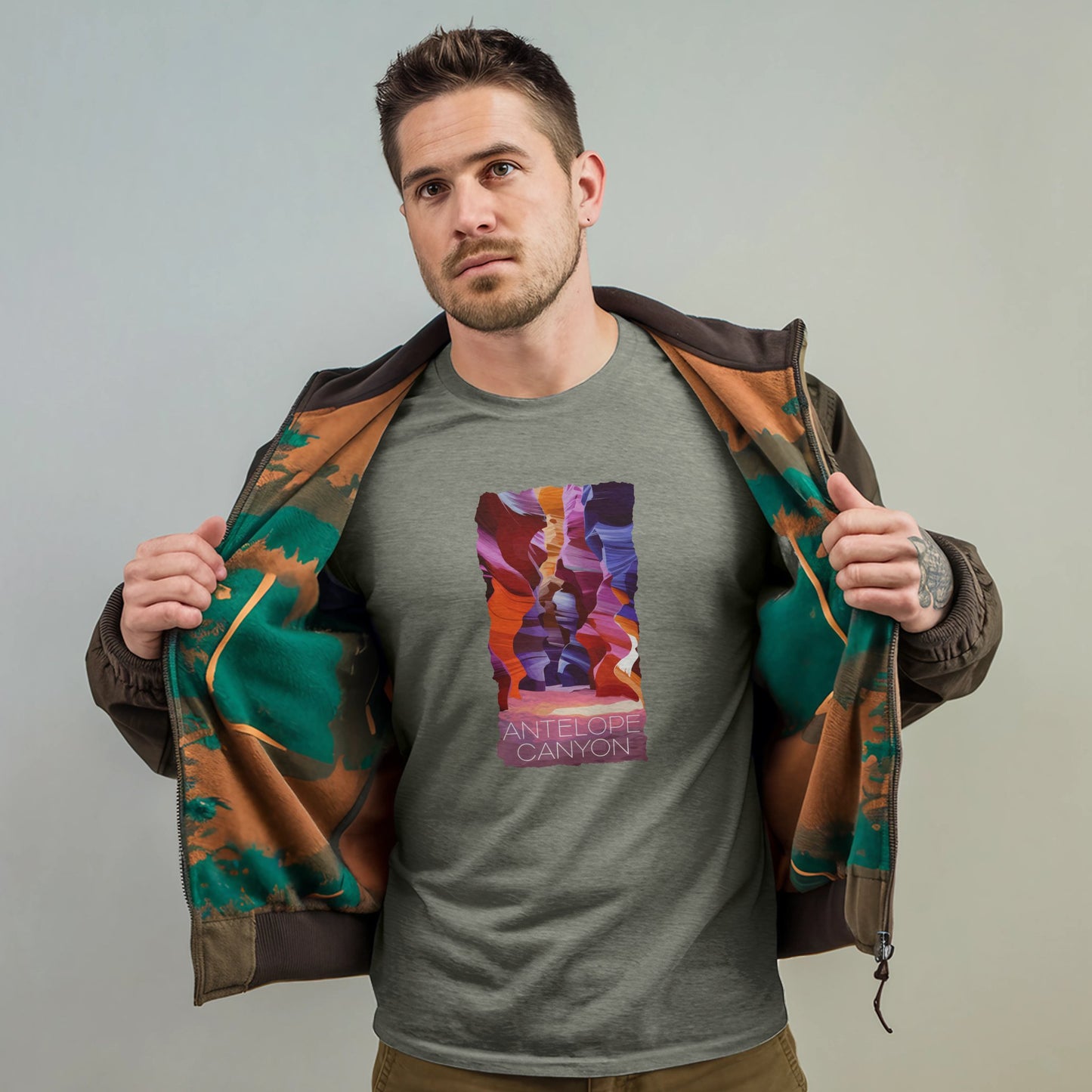 Vibrant Antelope Canyon T-Shirt Adventure and Outdoors Themed T-Shirt