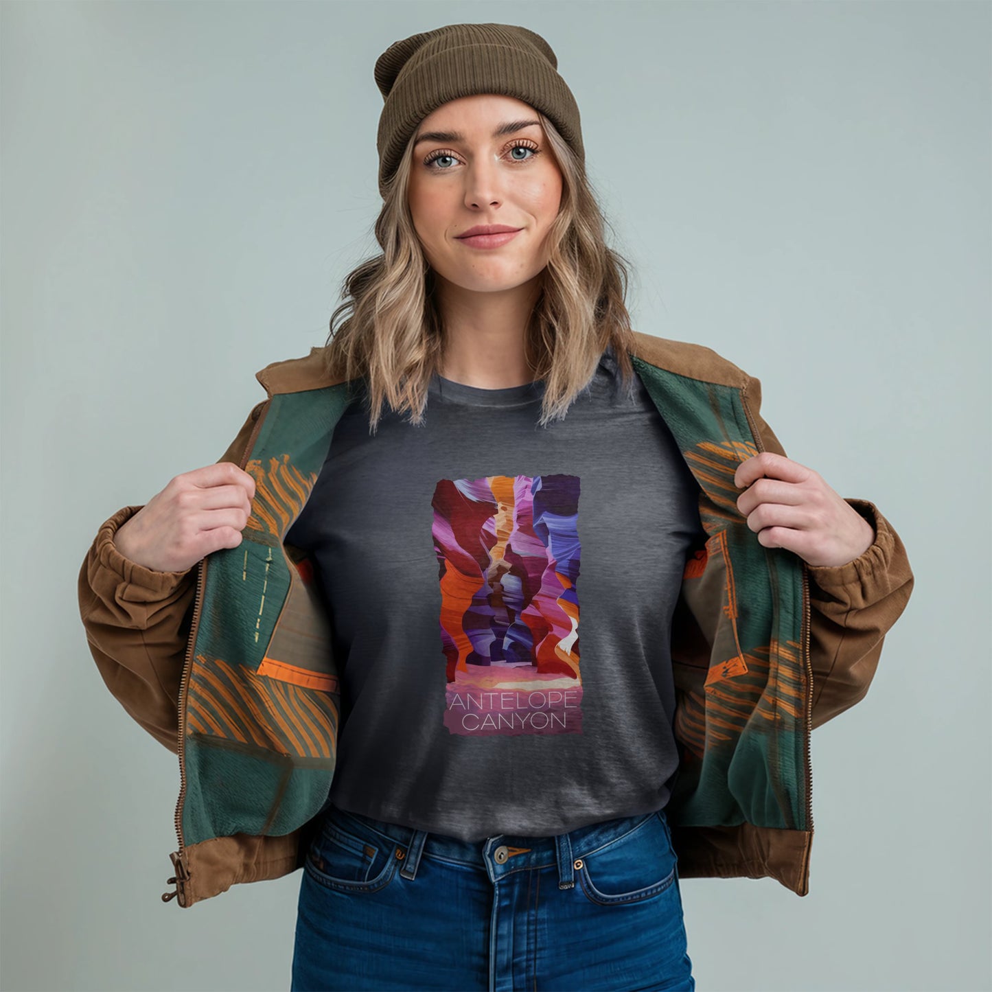 Vibrant Antelope Canyon T-Shirt Adventure and Outdoors Themed T-Shirt